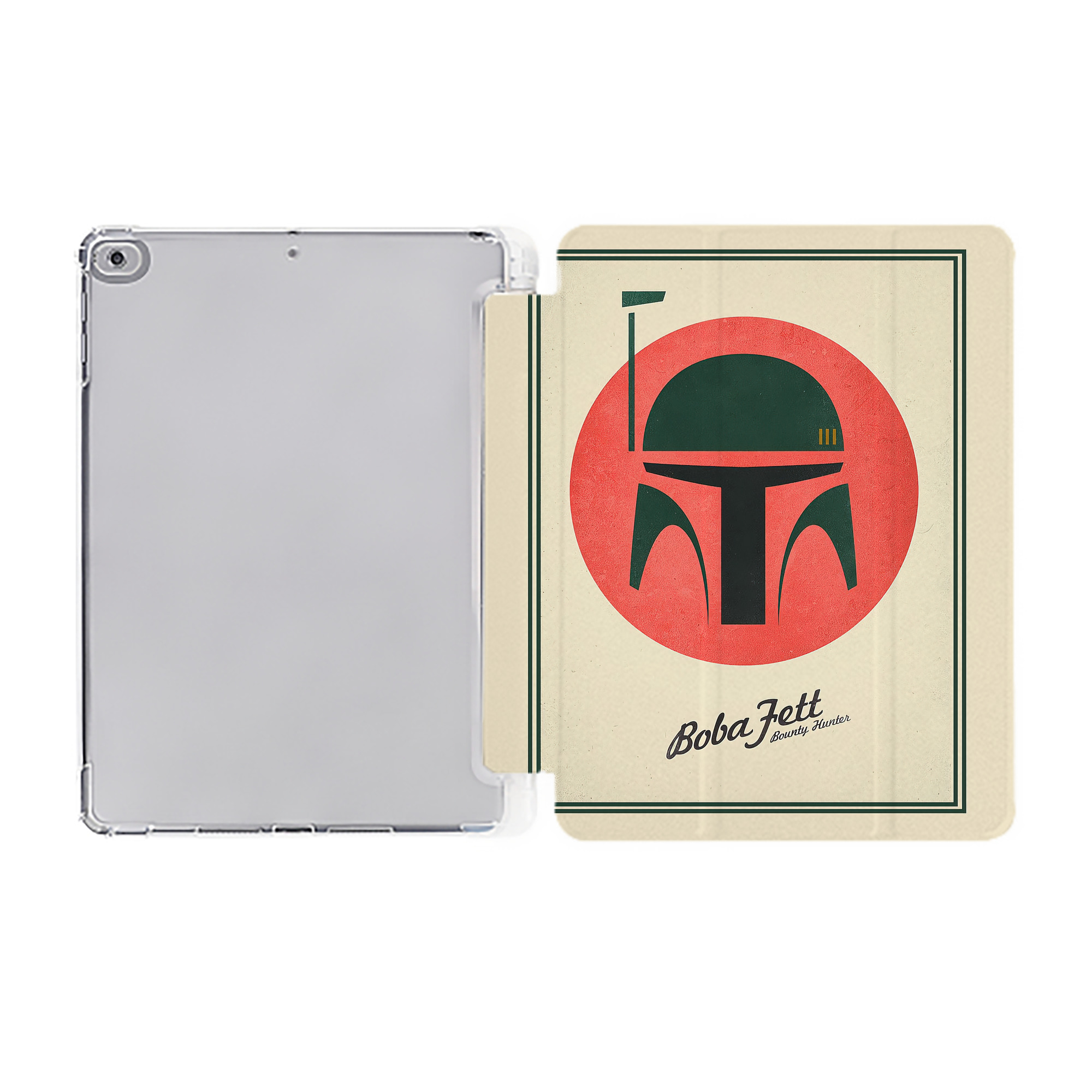 （画像用） スター・ウォーズ Star Wars IPad ケース ペン収納付き 三つ折りスタンド PUレザー×シリコン 対応機種9.5/10.5/10.9インチ